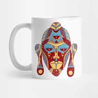 Pastel Cream African Mask 7 Mug